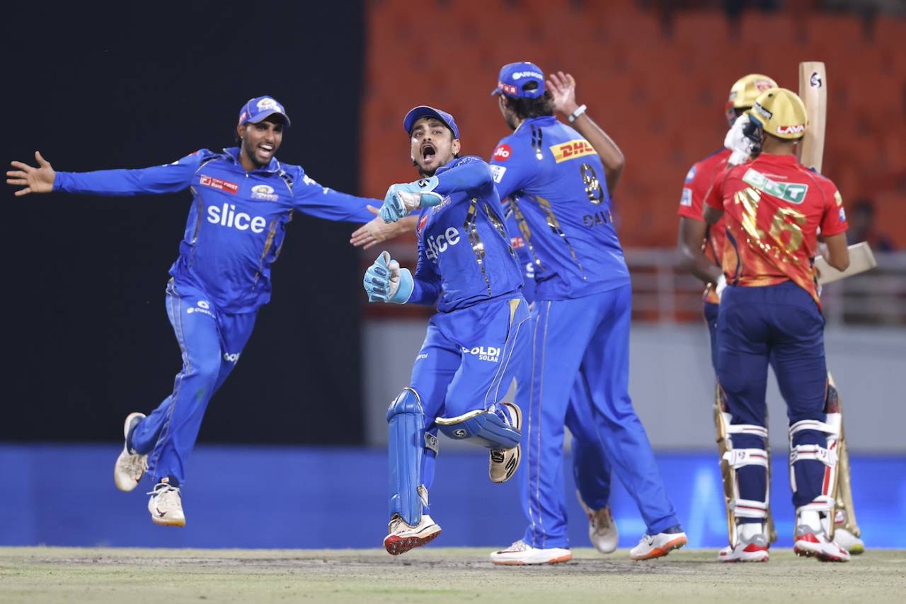 It was a very hard-fought win for Mumbai Indians&nbsp;&nbsp;&bull;&nbsp;&nbsp;BCCI