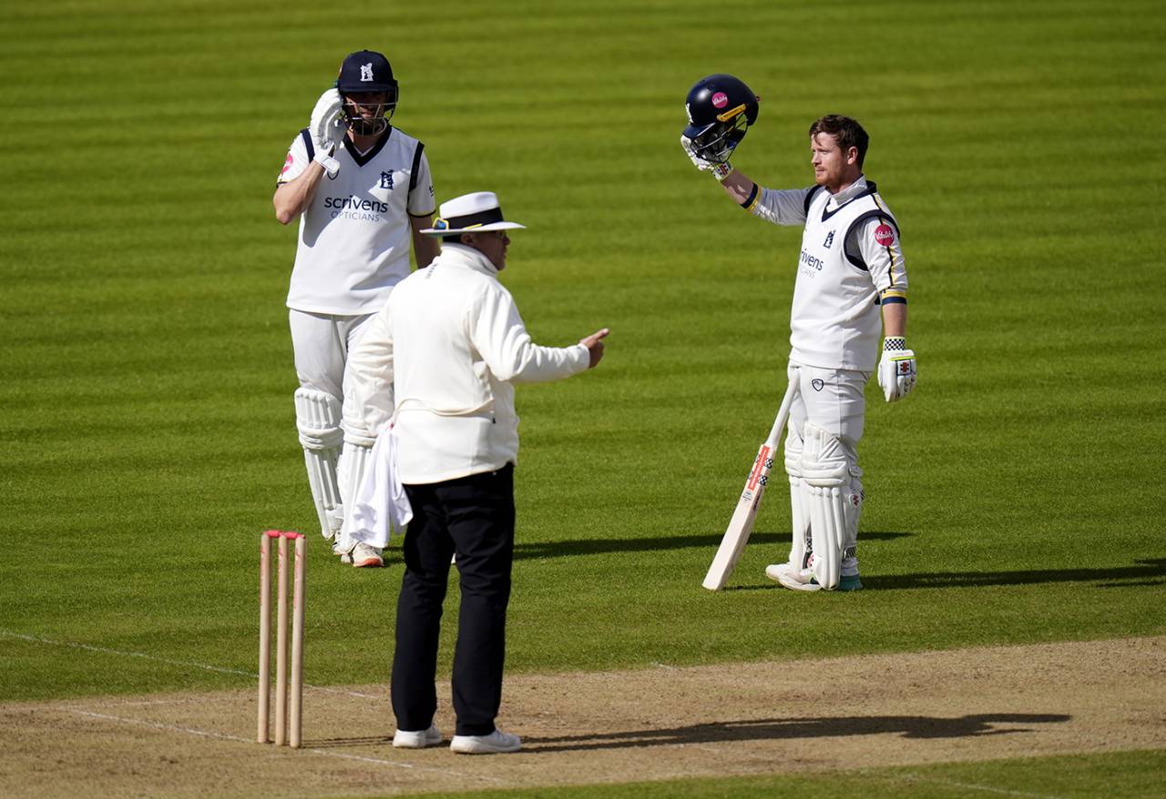 Alex Davies made his second big hundred in successive innings&nbsp;&nbsp;&bull;&nbsp;&nbsp;Getty Images