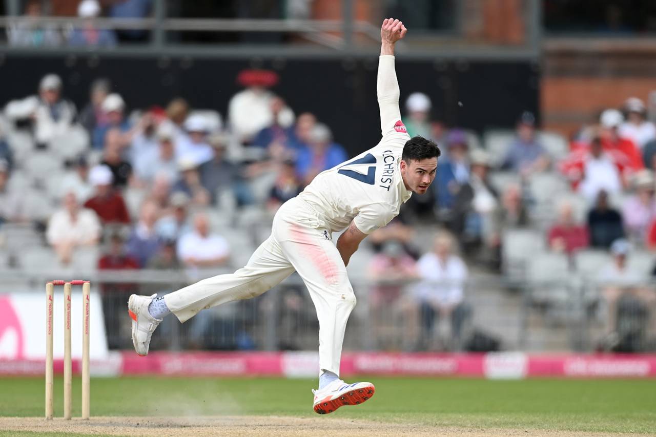 Nathan Gilchrist claimed career-best figures of 6 for 24, Lancashire vs Kent, County Championship, Division One, Old Trafford, May 5, 3024