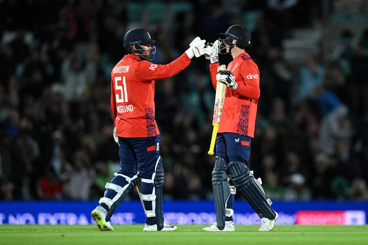 Jonny Bairstow and Harry Brook saw England over the line, England vs Pakistan, 4th T20I, The Oval, May 30, 2024