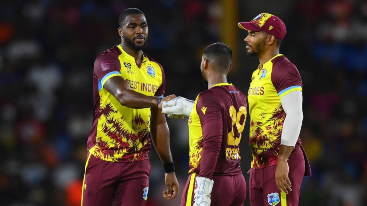 Obed McCoy's three-for dented Afghanistan's progress, West Indies vs Afghanistan, T20 World Cup, St Lucia, June 17, 2024