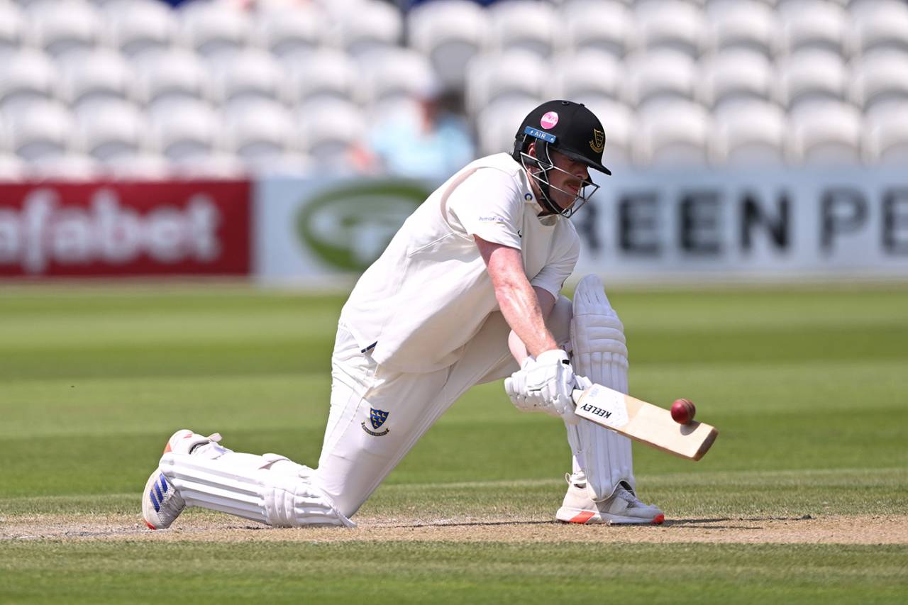 Sean Hunt made a career-best 65 batting as nightwatcher, Sussex vs Leicestershire, County Championship, Division Two, Hove, June 25, 2024