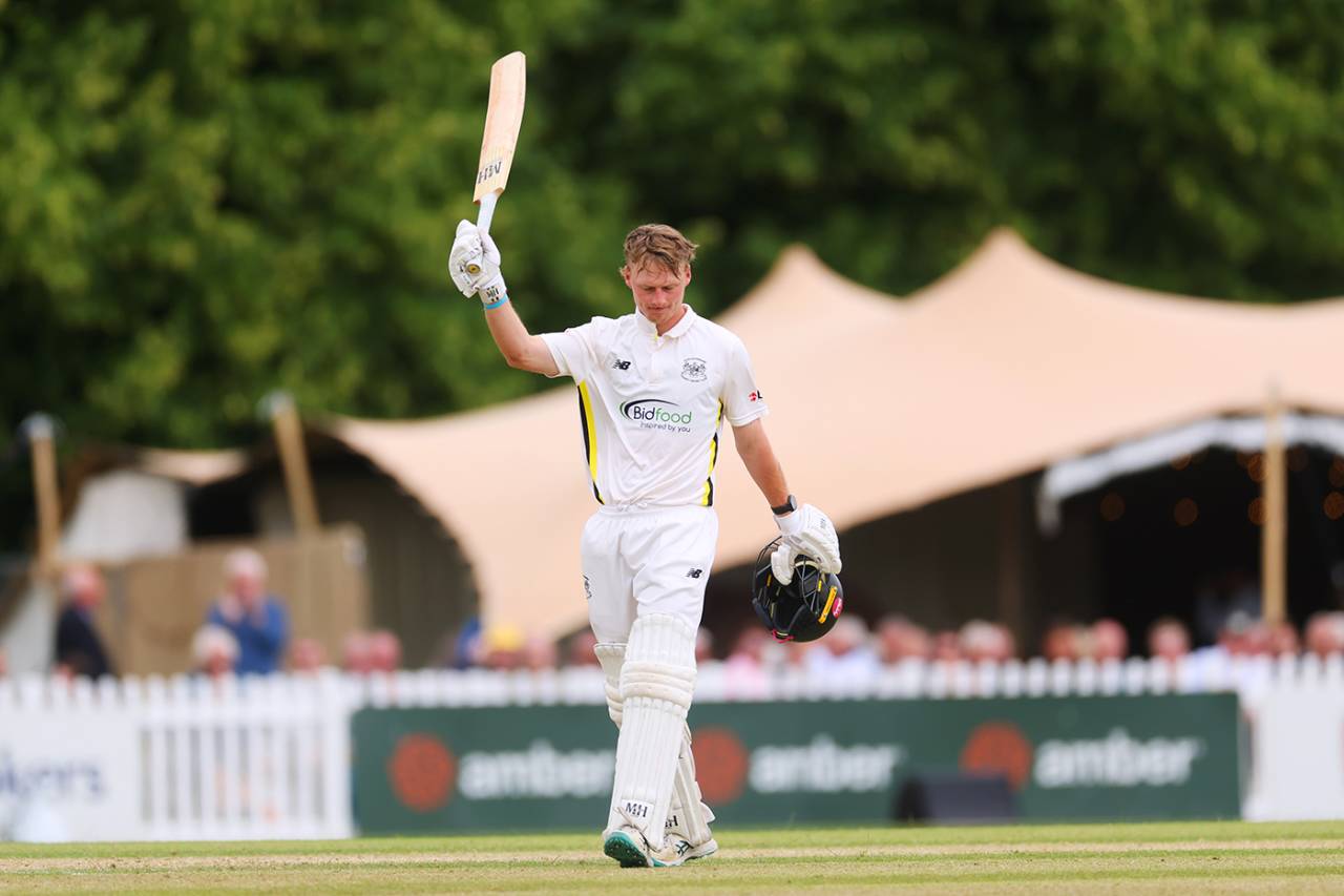 Miles Hammond rattled off a 94-ball hundred, Gloucestershire vs Glamorgan, County Championship, Division Two, Cheltenham, July 1, 2024
