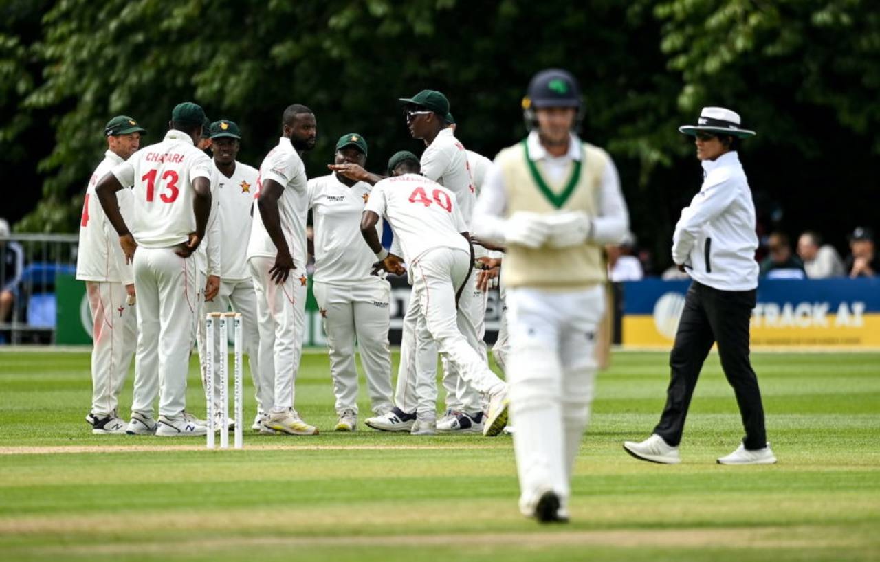 Tanaka Chivanga got Curtis Campher before lunch, Ireland vs Zimbabwe, Only Test, Belfast, 2nd day, July 26, 2024