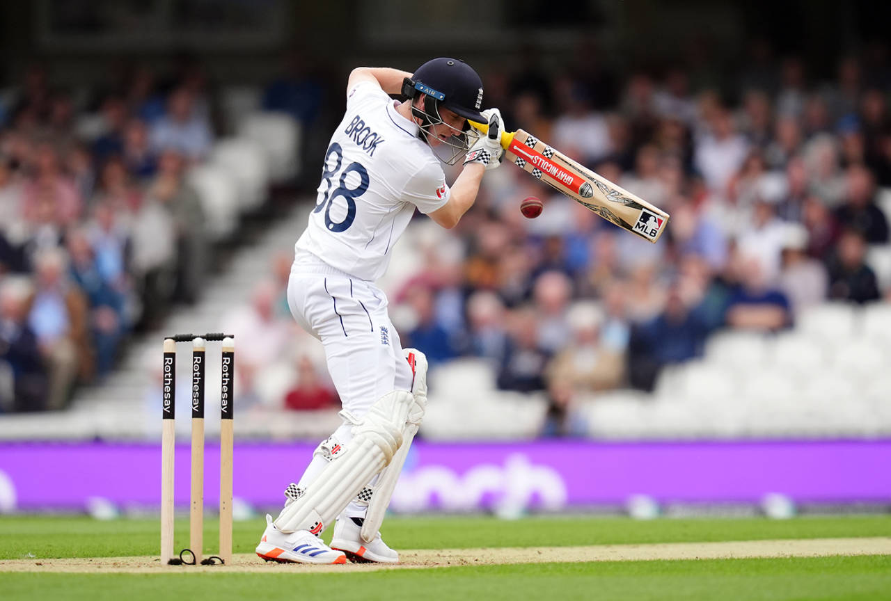 Harry Brook struggled to get going, England vs Sri Lanka, 3rd Men's Test, The Oval, 2nd day, September 7, 2024