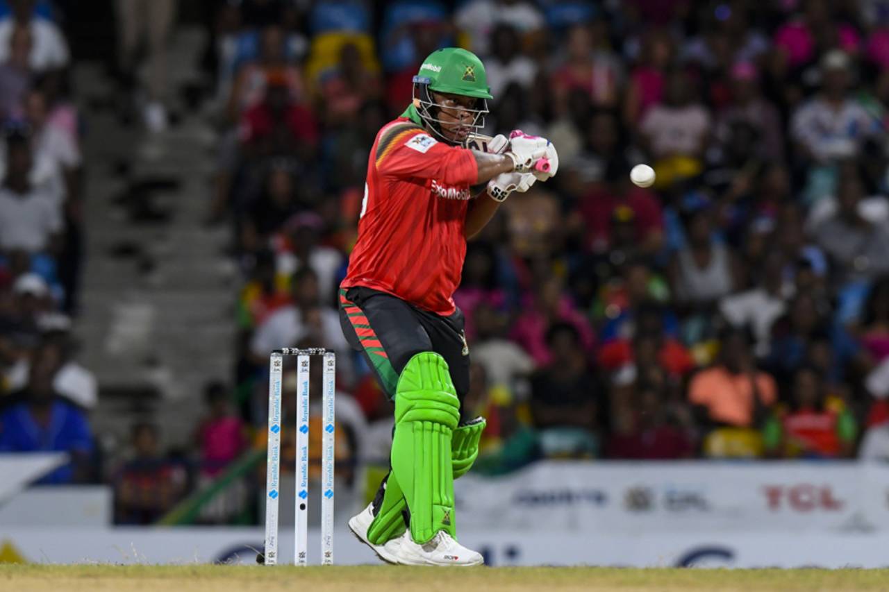 Shimron Hetmyer eyes the ball, Barbados Royals vs Guyana Amazon Warriors, CPL, Bridgetown, September 14, 2024