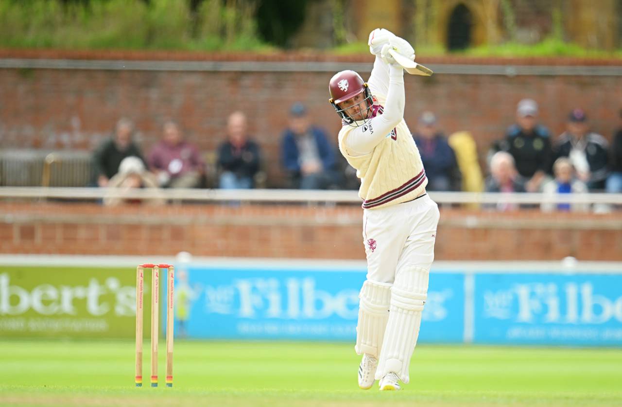 Tom Kohler-Cadmore provided the main resistance for the home side, Somerset vs Hampshire, County Championship, Taunton, September 26, 2024