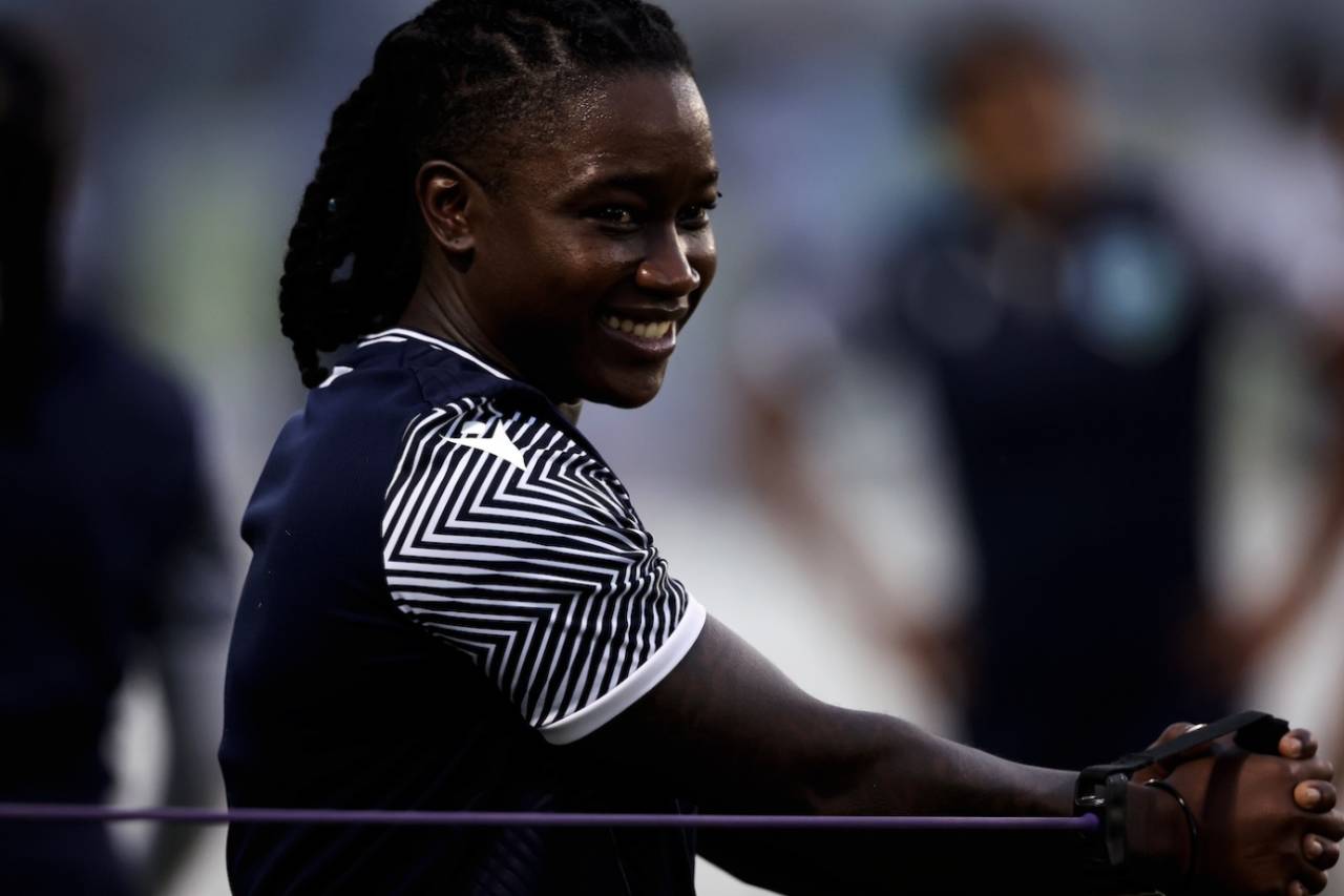 Deandra Dottin trains, Dubai, September 27, 2024
