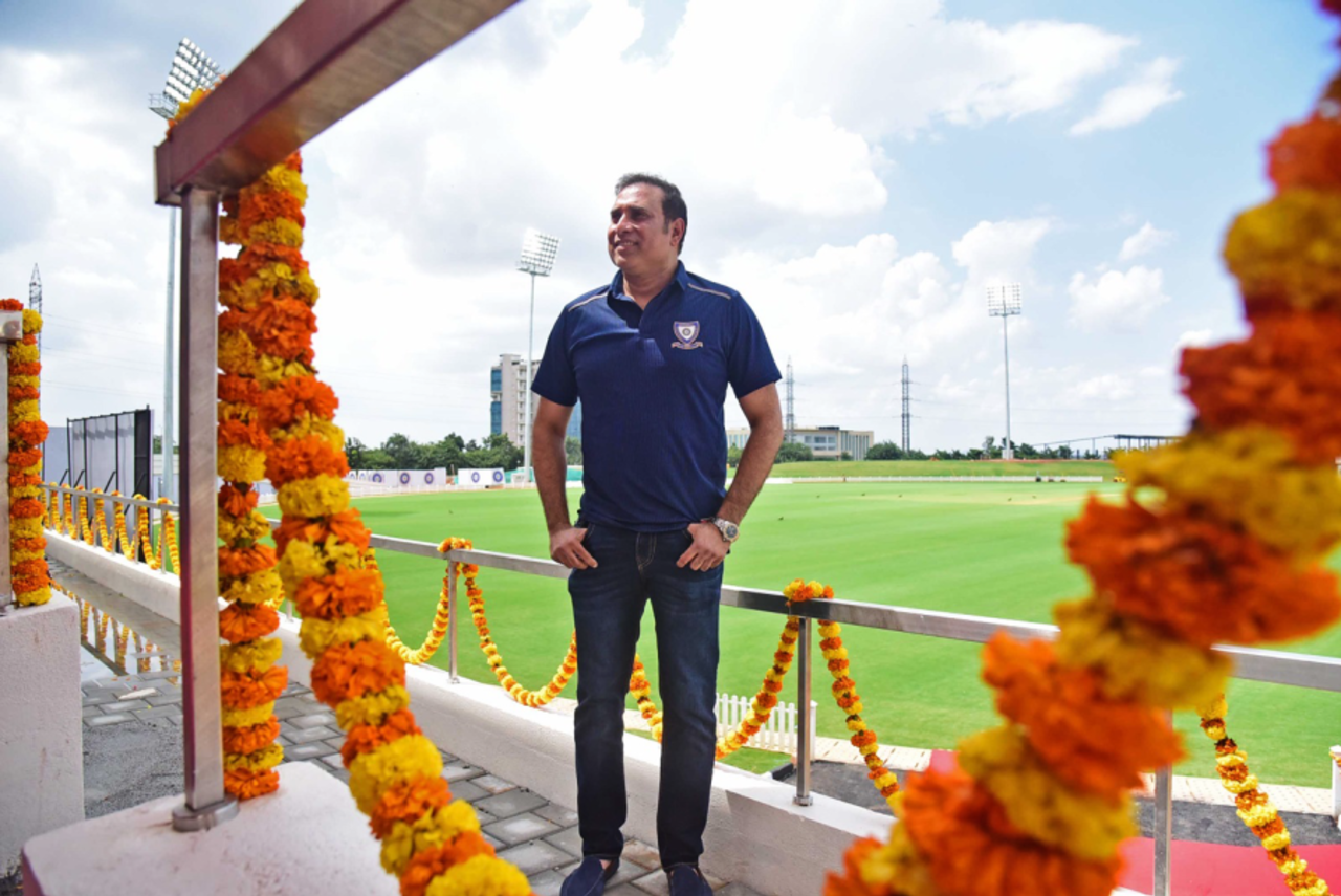 NCA chief VVS Laxman at BCCI's new Centre of Excellence in Bengaluru, September 29, 2024