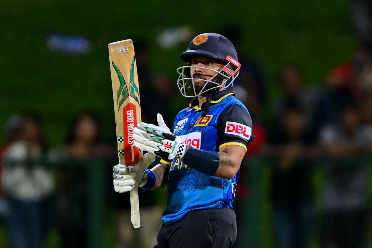 Kusal Mendis reached fifty off 84 balls, Sri Lanka vs New Zealand, 2nd ODI, Pallekele, November 17, 2024