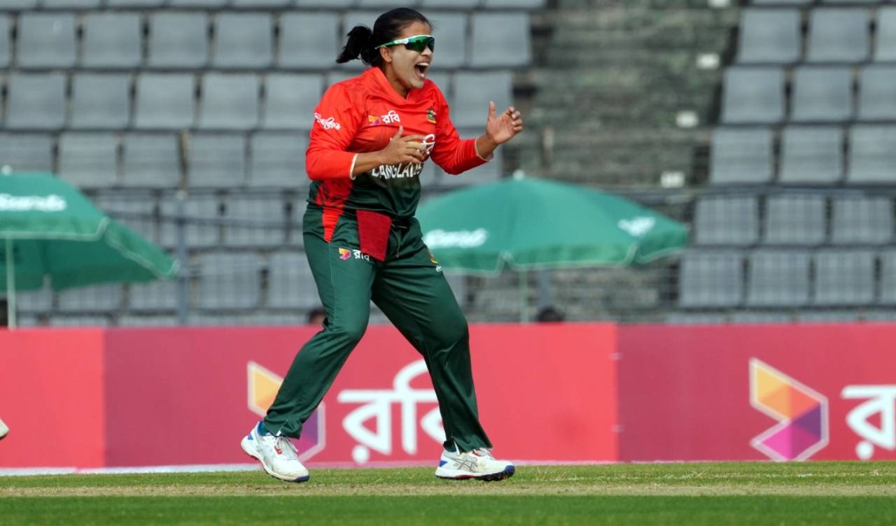 Nahida Akter picked up two wickets, Bangladesh vs Ireland, 2nd T20I, Sylhet, December 7, 2024