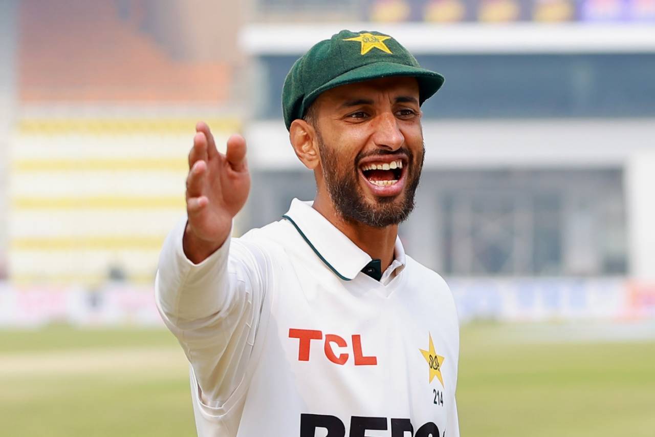 Shan Masood is all smiles as Pakistan take control of the Test, West Indies vs Pakistan, 1st Test, day three, Multan, January 19, 2025