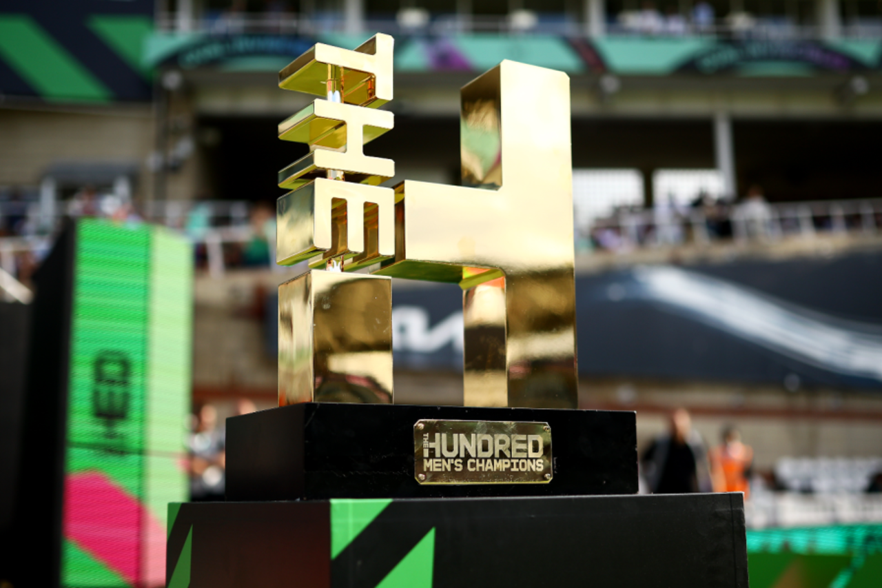 The Men's Hundred trophy, July 23, 2024