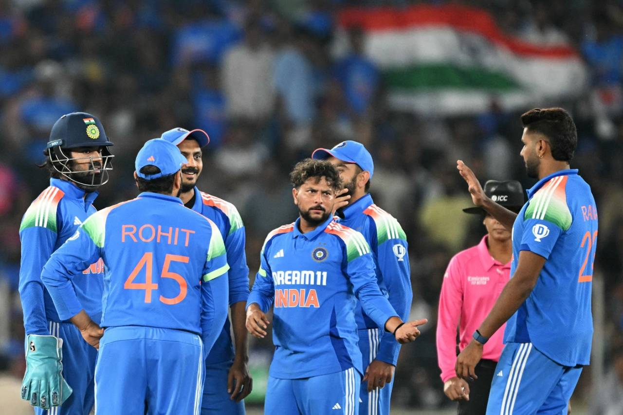 Kuldeep Yadav had a well set Tom Banton caught behind, India vs England, 3rd ODI, Ahmedabad, February 12, 2025