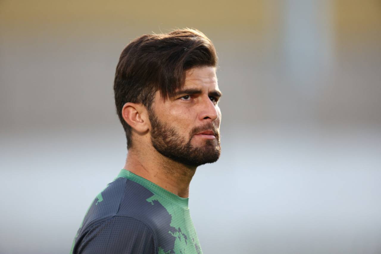 Shaheen Afridi hits the nets in Karachi ahead of the Champions Trophy, February 16, 2025
