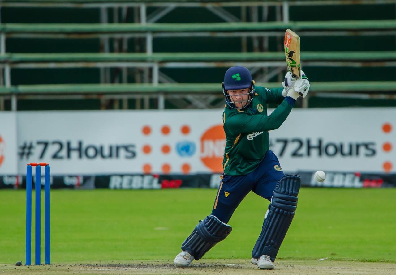 Curtis Campher couldn't make a big contribution, Zimbabwe vs Ireland, 3rd ODI, Harare, February 18, 2025