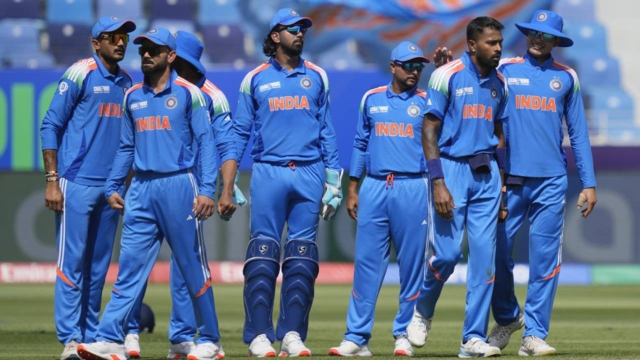 India struck twice in the first powerplay, Pakistan vs India, ICC Men's Champions Trophy, Dubai, February 23, 2025