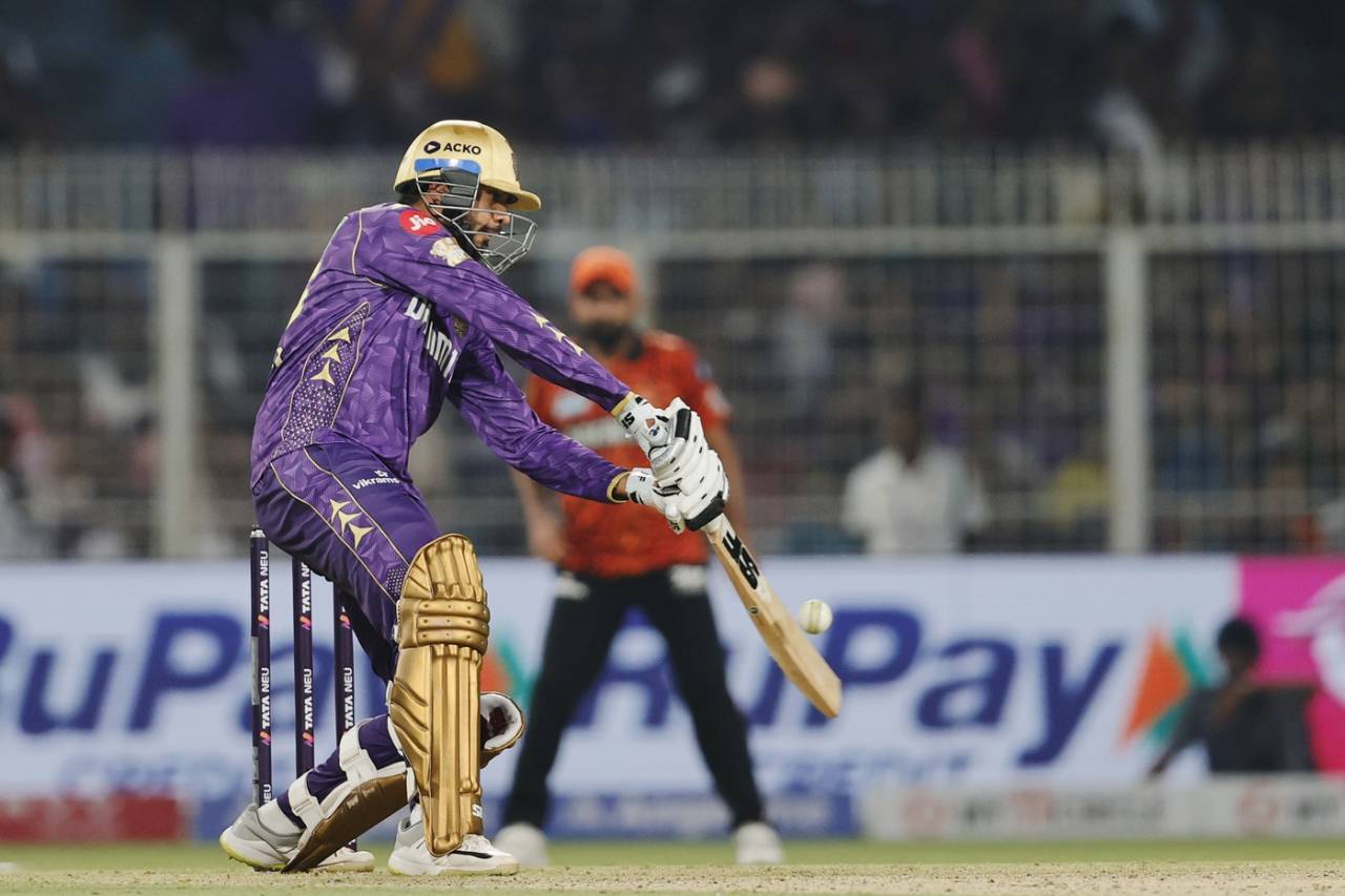 Venkatesh Iyer crashed 60 off 29 balls, Kolkata Knight Riders vs Sunrisers Hyderabad, IPL 2025, Kolkata, April 3, 2025