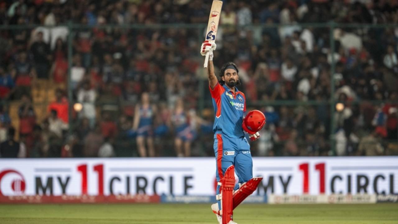 KL Rahul walks off after finishing the game, Royal Challengers Bengaluru vs Delhi Capitals, IPL 2025, Bengaluru, April 10, 2025
