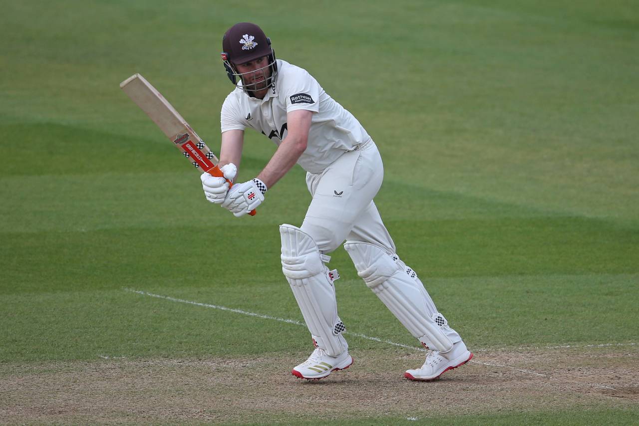 Dom Sibley was in the runs again in Surrey's second innings, Surrey vs Hampshire, County Championship, Kia Oval, April 13, 2025
