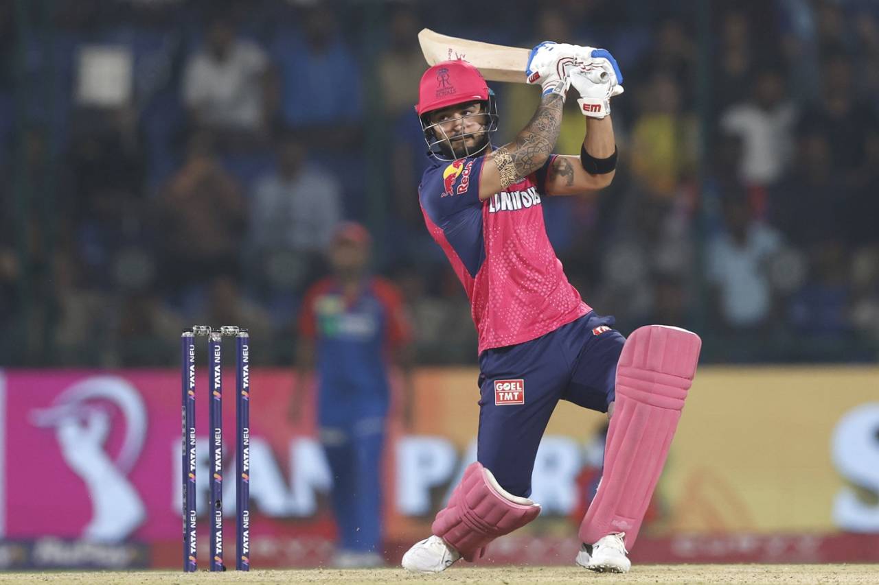 Riyan Parag scored a boundary in the Super Over, Delhi Capitals vs Rajasthan Royals, IPL 2025, Delhi, April 16, 2025
