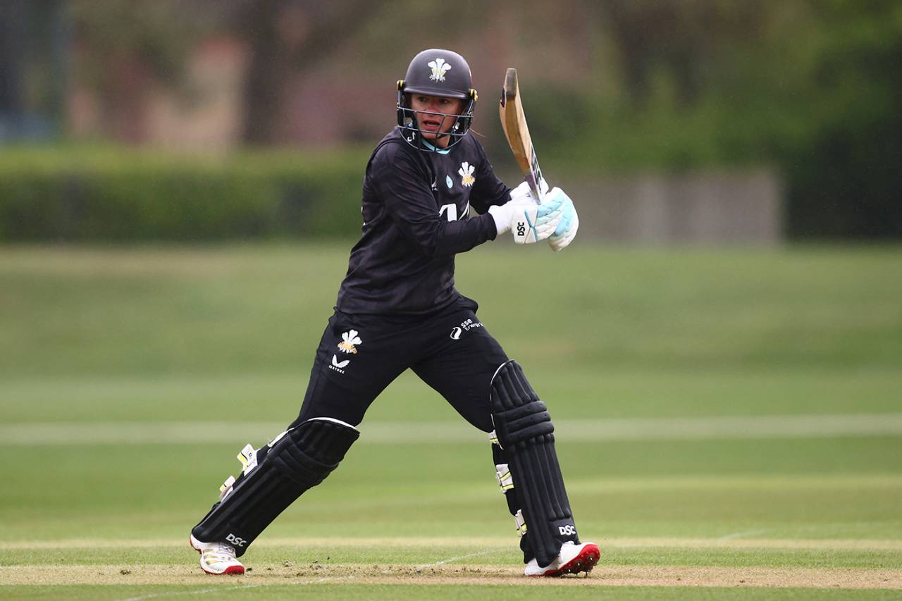 Danni Wyatt-Hodge is watchful, Surrey Women vs Somerset Women, Metro Bank One Day Cup, Beckenham, April 23, 2025