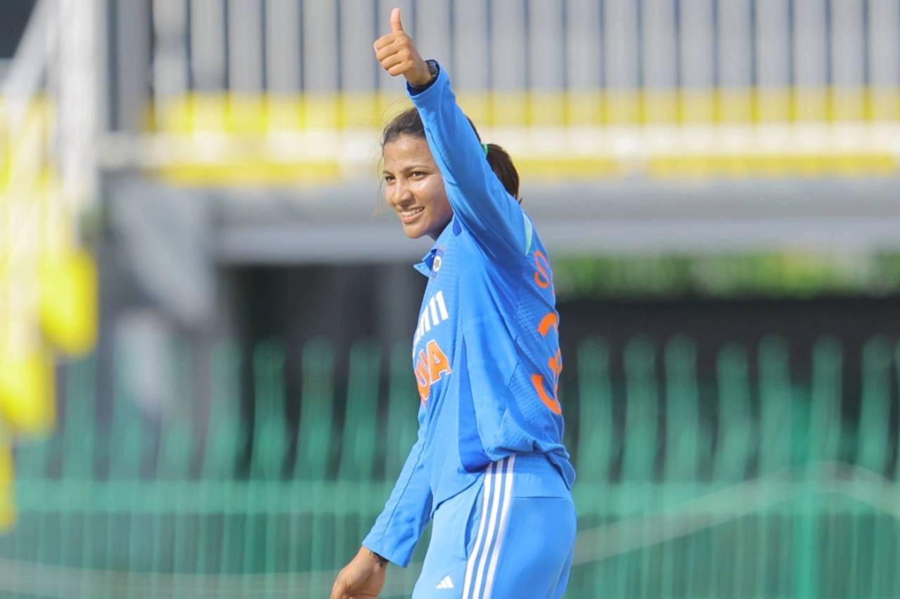 Sneh Rana bagged a five-for, ODI tri-series, Colombo, April 29, 2025