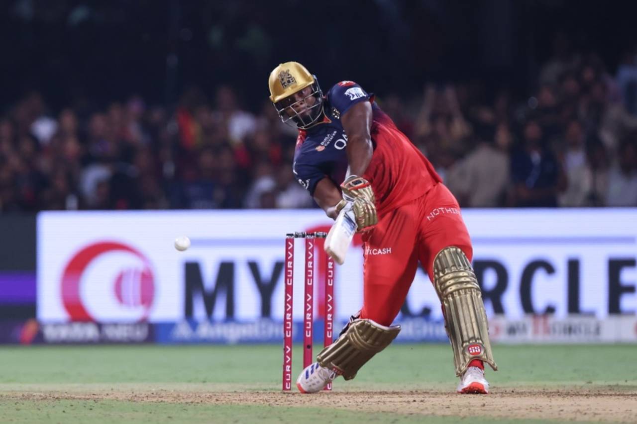 Romario Shepherd clattered 53* off only 14 balls, Royal Challengers Bengaluru vs Chennai Super Kings, IPL 2025, Bengaluru, May 3, 2025