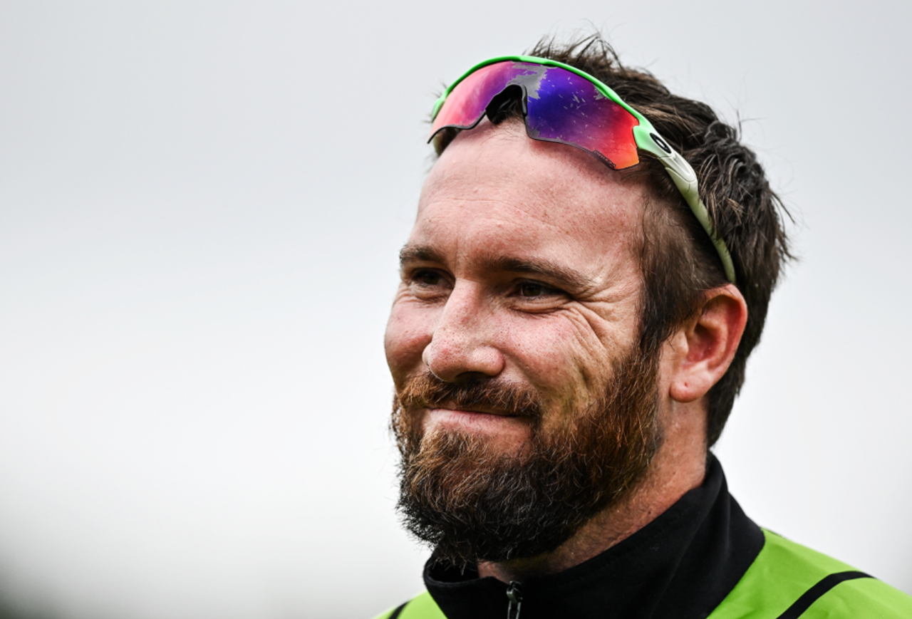 Brendan Taylor smiles, Ireland vs Zimbabwe, 3rd ODI, Belfast, September 13, 2021
