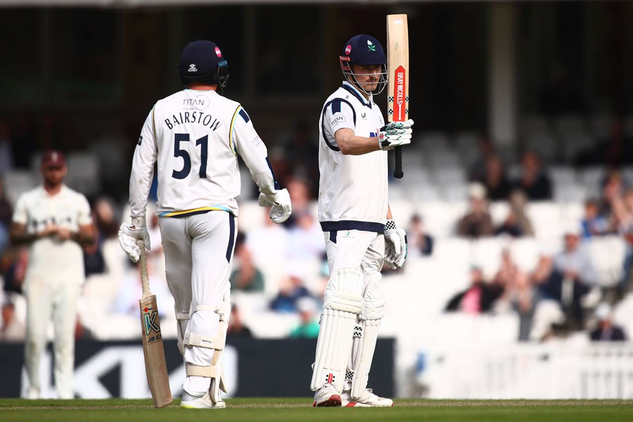 James Wharton notched a half-century, Surrey vs Yorkshire, County Championship, Division One, Kia Oval, May 19, 2025
