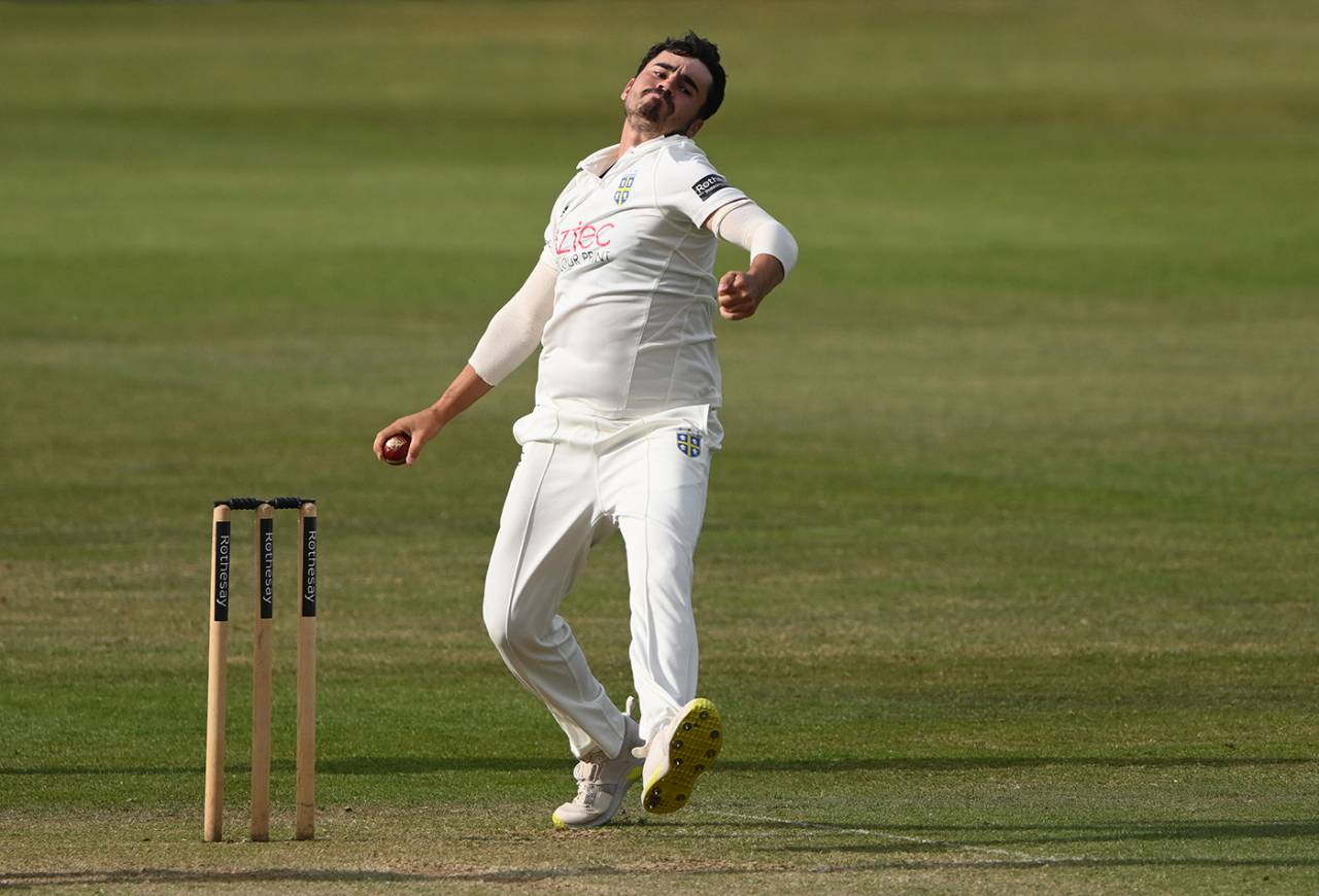 Mitch Killeen bowls on debut, Durham vs Somerset, County Championship, Division One, Chester-le-Street, May 23, 2025