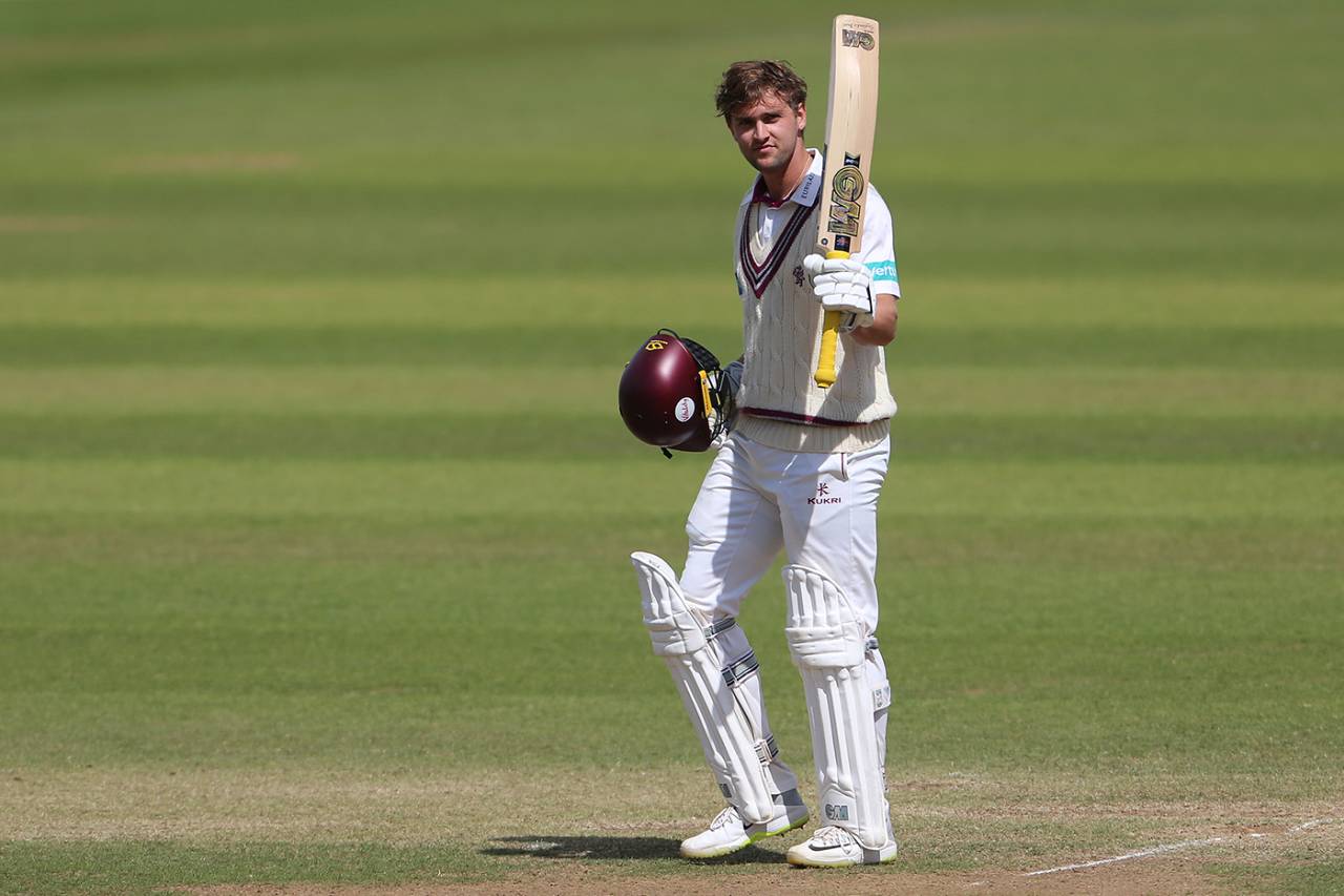 Tom Lammonby brought up his hundred as the target approached, Durham vs Somerset, County Championship, Division One, Chester-le-Street, May 25, 2025
