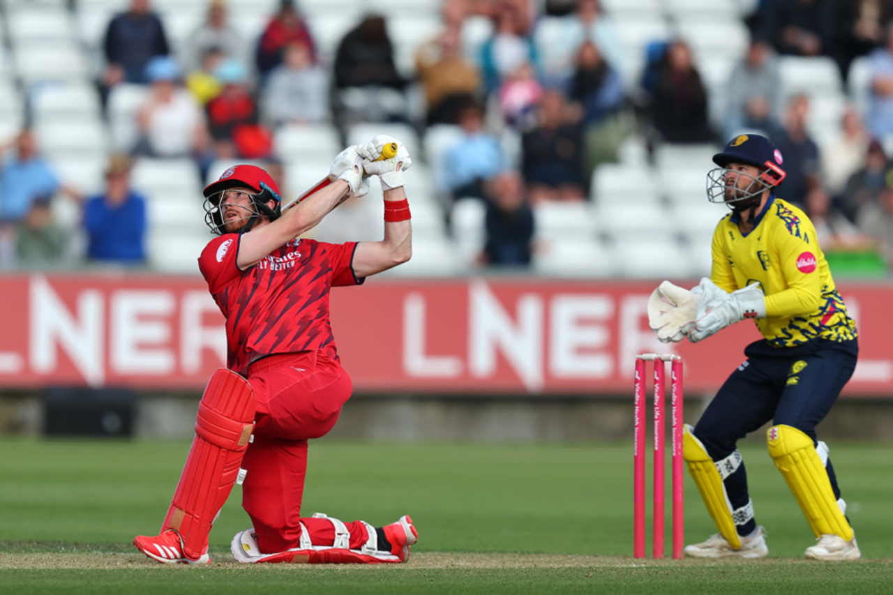 Michael Jones top-scored with 55 off 39 balls, Durham vs Lancashire, Chester-le-Street, Vitality Blast, June 1, 2025
