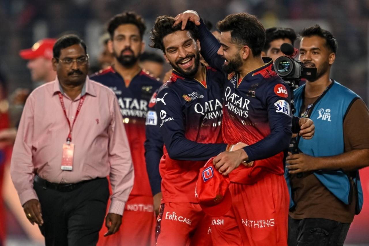 Former captain Virat Kohli congratulated current captain Rajat Patidar, Royal Challengers Bengaluru vs Punjab Kings, IPL, final, Ahmedabad, June 3, 2025