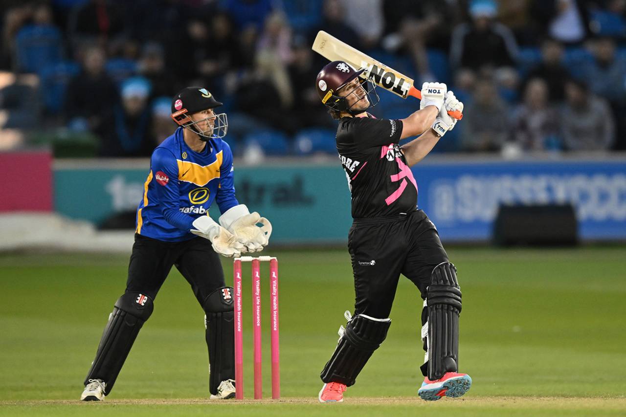 Tom Kohler-Cadmore set up the chase with 64 off 43, Sussex vs Somerset, Men's T20 Blast, Hove, June 6, 2025
