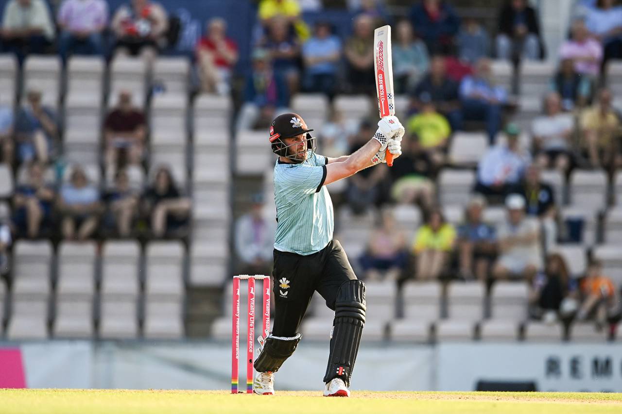 Dom Sibley crashed 70 off 46 balls, Hampshire vs Surrey, Men's T20 Blast, Utilita Bowl, June 17, 2025