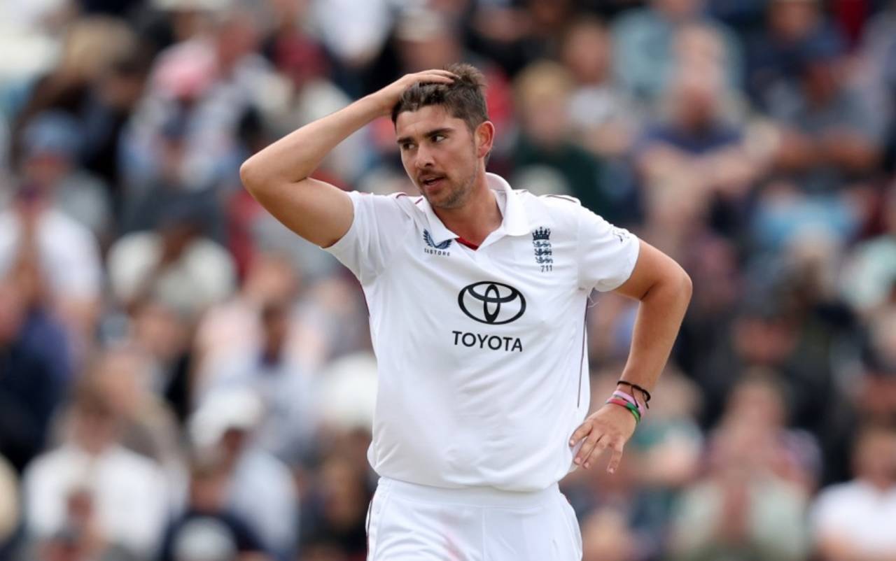 Josh Tongue had a frustrating fourth morning, England vs India, 1st Test, Leeds, 4th day, June 23, 2025