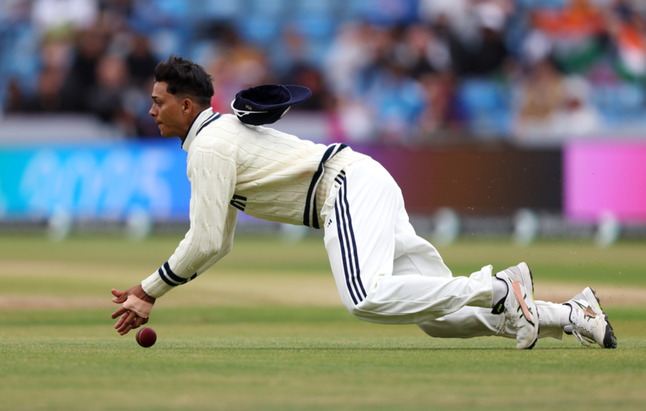 Yashasvi Jaiswal drops a catch, England vs India, 1st Test, Leeds, 5th day, June 24, 2025