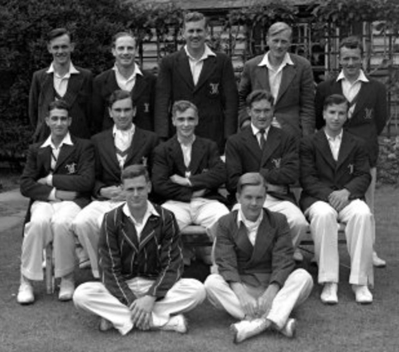 Basil Robinson (back row right) in the 1948 Oxford side at Lord's&nbsp;&nbsp;&bull;&nbsp;&nbsp;Marylebone Cricket Club
