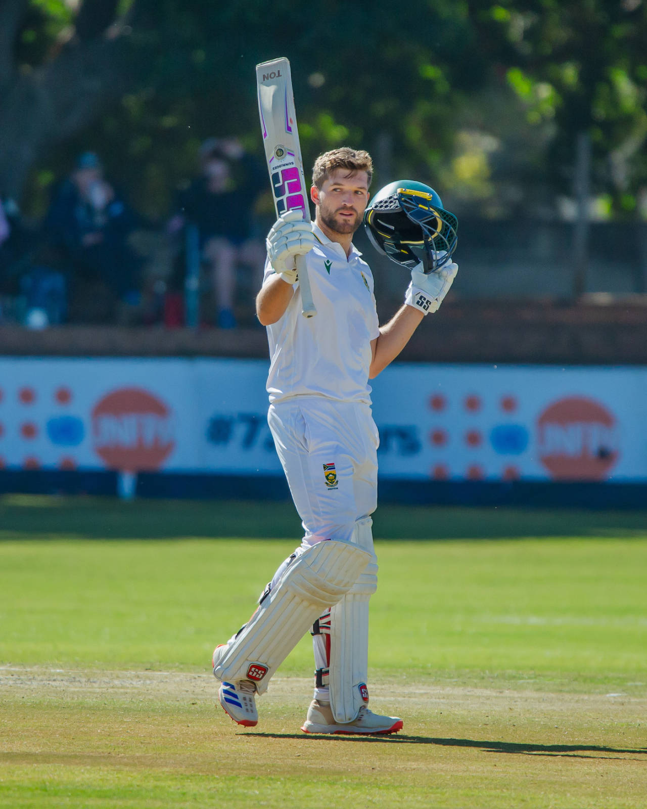 Wiaan Mulder had 38 fours and three sixes when he got to 300, Zimbabwe vs South Africa, 2nd Test, 2nd day, Bulawayo, July 7, 2025
