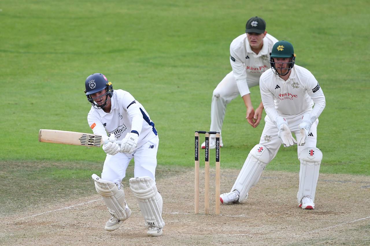 Felix Organ ground out an invaluable hundred, Hampshire vs Nottinghamshire, County Championship, Utilita Bowl, July 24, 2025