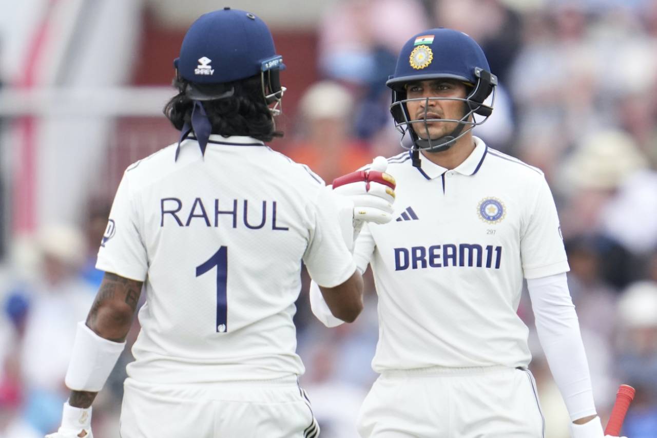KL Rahul and Shubman Gill had a good partnership after two early wickets, England vs India, 4th Test, Manchester, 4th day, July 26, 2025