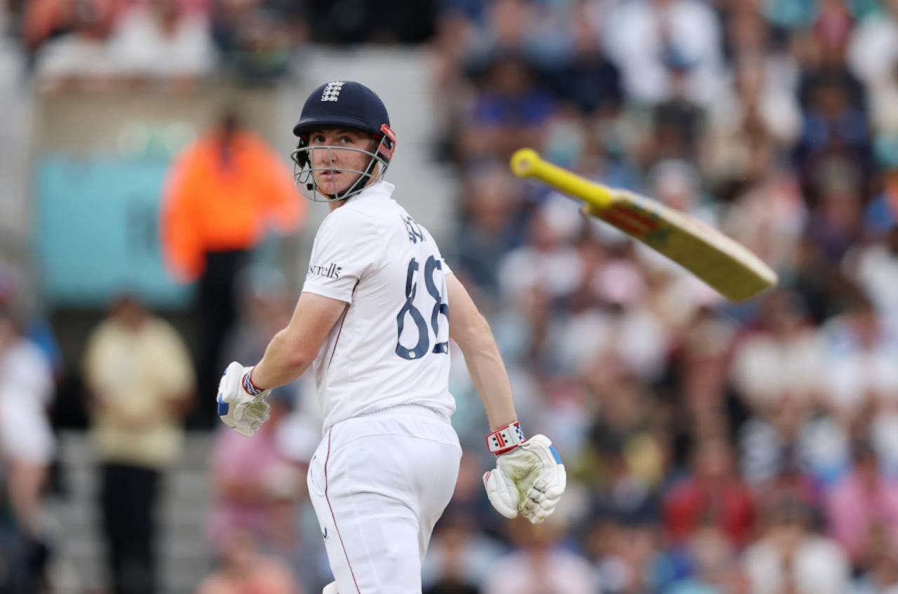 Harry Brook lost his grip which led to his dismissal, England vs India, 5th Test, The Oval, 4th day, August 3, 2025