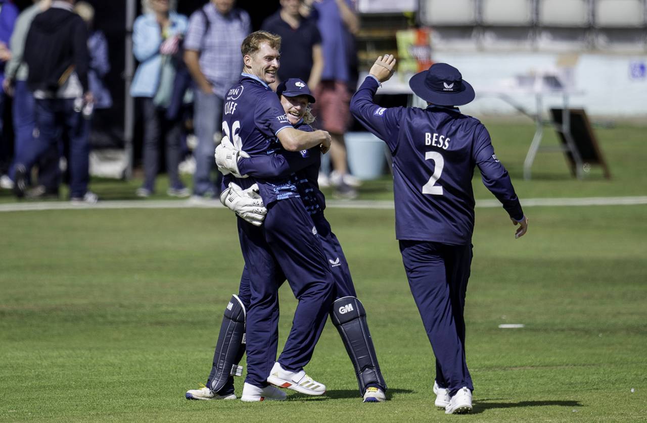 Ben Cliff claimed a maiden five-for, Yorkshire vs Warwickshire, One-Day Cup, Scarborough, August 5, 2025