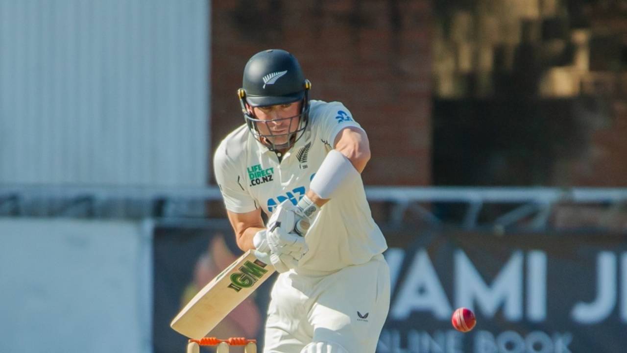 Will Young got to a half-century off 49 balls, Zimbabwe vs New Zealand, 2nd Test, Day 1, Bulawayo, August 7, 2025