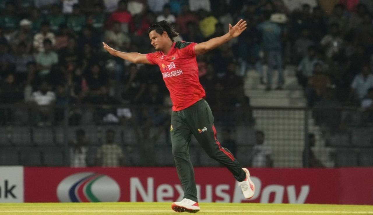 Nasum Ahmed took three wickets, Bangladesh vs Netherlands, 2nd T20I, Sylhet, September 1, 2025