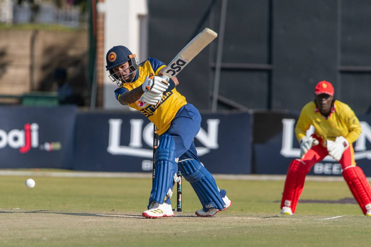 Pathum Nissanka whacks the ball, Zimbabwe vs Sri Lanka, 1st T20I, Harare, September 3, 2025