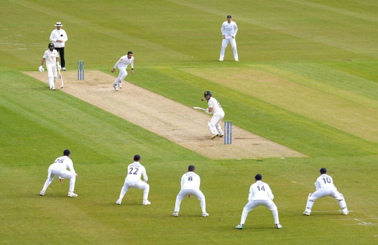 Ben Duckett nicks off to Mohammad Abbas, Hampshire vs Nottinghamshire, County Championship, Division One, Ageas Bowl, April 6, 2023