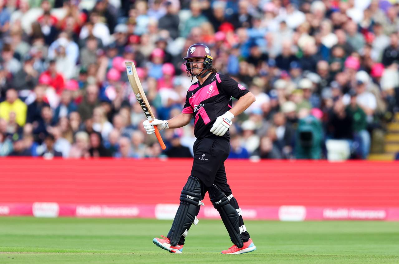 Tom Kohler-Cadmore raised a 38-ball fifty, Somerset vs Lancashire, Vitality Blast semi-final, Edgbaston, September 13, 2025