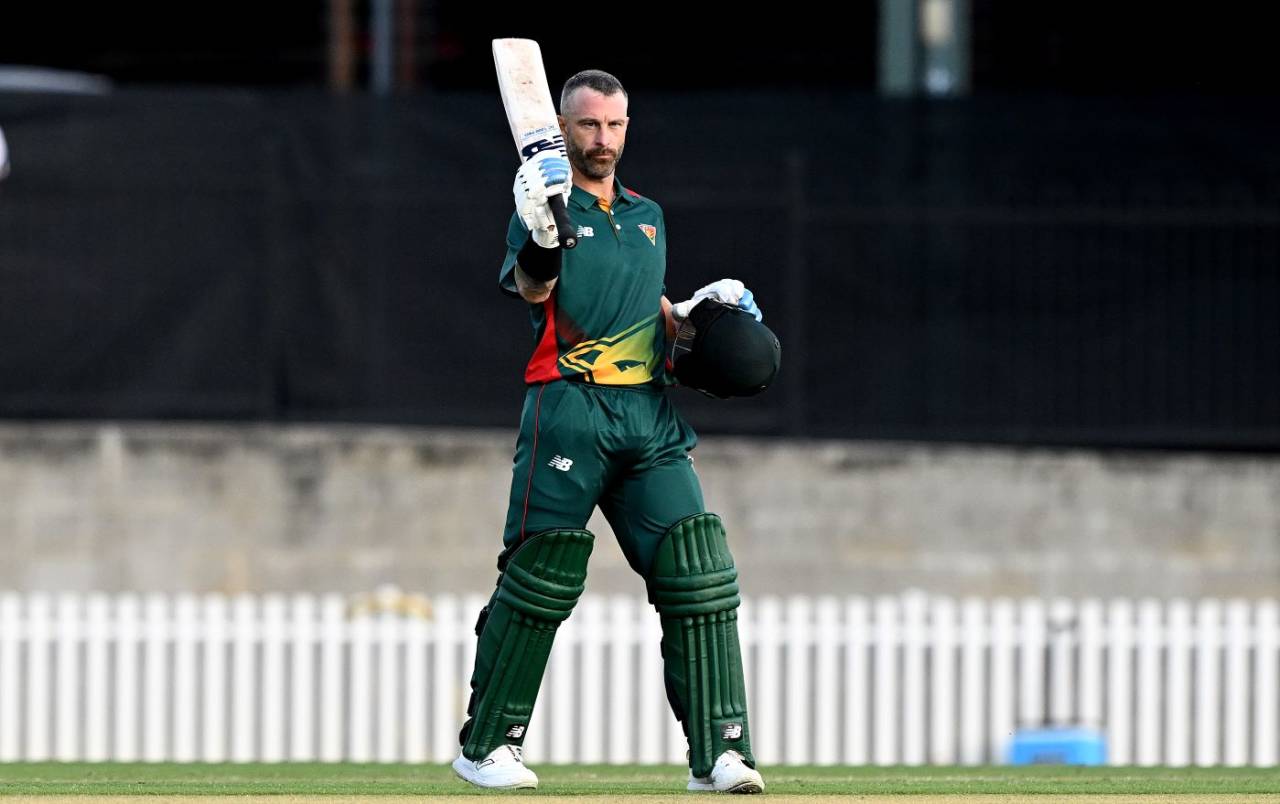 Matthew Wade made 105 from 68 balls, Tasmania vs Victoria, One-Day Cup, Brisbane, September 19, 2025
